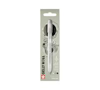SAKURA Gelly Roll bolígrafo gel con función clic, set especial 3 metálico negro, plata, negro, fórmula única de tinta pigmentada, de secado rápido, ideal para escribir y dibujar