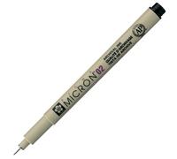 Sakura lot de 12 feutres fineliner pigma micron 02 pte 0,3 mm noir
