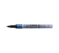 SAKURA Pen-Touch Rotulador fino - Azul - Tinta pigmentada con disolvente - Escribe en varias superficies - Ancho de trazo 1 mm - Ideal para usos industriales y creativos