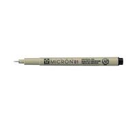 SAKURA Pigma Micron 01 Fineliner - 0,25 mm Negro - Archival Waterproof Permanente Ink Pen