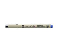 SAKURA Pigma Micron 01 - Rotulador de punta fina resistente al agua de 0,25 mm - Azul
