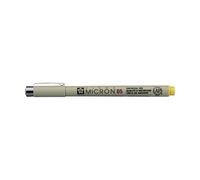 SAKURA Pigma Micron 05 - Rotulador puntafinas Amarillo - 0,45 mm Tinta de archivo permanente resistente al agua