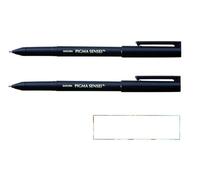 SAKURA PIGMA Sensei 04 Pen Negro, 0,40 mm Negro Fine 2 PCS y 1 tarjeta