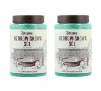 Sal de baño con yodo y bromo Zabłocka | Sal termal mineralizada | Relajación Spa Set (1.2 kg (2er Pack))