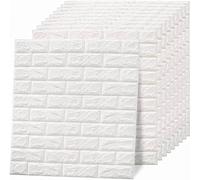 SALALIS 40 Piezas Papel Pintado Pared, Paneles Decorativos 3D, 35x38cm, Panel Decorativos para Pared, Revestimiento Pared Exterior Panel PVC Exterior Papel Pared Autoadhesivo