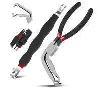SALALIS Juego de Herramientas Separadoras de Conectores Eléctricos, Alicates Duraderos para Extracción de Terminales Automotrices, Ideal para Electricistas y Mecánicos, Acero Inoxidable, 18 Cm/7,1