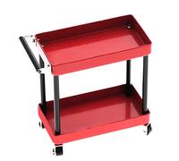 SALALIS Kit de Carro de Herramientas gabinete para herramientas husky Mini Carro de Almacenamiento de Herramientas de 2 Niveles, Taller Móvil, Reparación de Werkstatt-Liegewagen