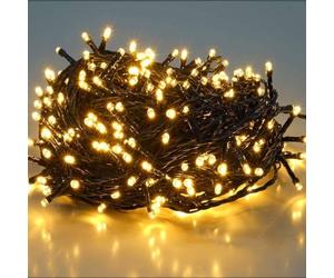 SALCAR 15m 220 Leds Cadena de Luces IP44 Impermeable, LED Luz Cadena Ligera Navidad, Led Cadena Luminosa con 8 Modos, Led Decoración Interior Exterior para Jardín Balcón Fiestas