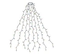 SALCAR 2m x 8 Cadena de Luces para Árbol de Navidad, Impermeable LED Luz Cadena Ligera Navidad, 280 Leds Cadena Luminosa Cable de Verde para Exterior e Interior, Navidad Fiestas Boda - Colorato