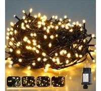 SALCAR Guirnalda Luces, Cadena de Luces 15M 250 LED con 9 Modo de Iluminación, Blanco Cálido a Amarillo (2800K-1800K) Regulable, Impermeable Luz Cadena para Jardín, Balcón, Interior, Boda, Fiesta