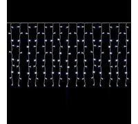 SALCAR LED Eisregen Fenster 3x1m LED Lichtervorhang para Balcón, 150 LED Guirnalda de Luces para Interior y Exterior, Iluminación Navideña Colgante con 8 Modos, Temporizador y Función de Memoria