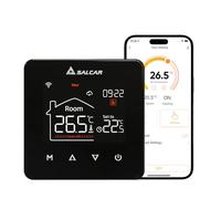 SALCAR Termostato WiFi Smart para calefacción por suelo radiante de agua, programable, LCD, termostato de habitación, caldera wifi, termostato, calefacción digital, compatible con Alex Google Home 3 A