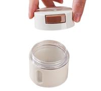 Salero dosificador - Control de aportación de sodio, soporte magnético , presión 0,5 g + capacidad 250 ml, PP alimentario - para cocina saludable y almacenamiento de especias en