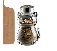 Salero y pimentero - Bonitos tarros de condimentos con forma de animal | Salero fino para restaurante, comedor, cocina, camping, bar, cocina, decoración de mesa del hogar e inauguración de la casa, 1
