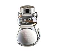 Salero Y Pimentero Para Perros Y Gatos, Dispensador De Condimentos Con Forma De Animal, Contenedor De Especias Portátil, Soporte Decorativo Para Condimentos, Accesorio De Cocina Recargable | Juego De