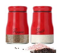 Salero Y Pimienta Cocina,Conjunto De Contenedores De Especias | Saleros De Encimera | Para Encimera De Cocina De La Planta, Casa, Autocaravana, Granja, Camping, Apartamento, Dormitorio Y Restaurante
