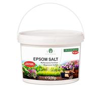 Sales de Epsom, Sulfato de Magnesio altamente soluble en agua, 100% Natural, Rico en Magnesio, Fósforo, Calcio, Hierro, Plantas Interior y Exterior, 1000 g