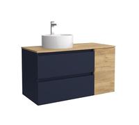 Mueble de Baño Lavabo sobre Encimera Salgar Bequia Plus 90 cm Azul
