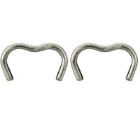 SALKI Grapas para Cercas Ω20 | Blíster de Grapas Anilladas de Acero Galvanizado Omega-20 | Diámetro de 2mm | Perfecto para Grapados de Vallas | Incluye 1000 Unidades (Paquete de 2)