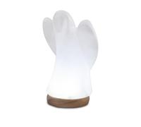 Salt Dreams 4041678003975 iluminado de sal del Himalaya Cristal ángel blanco Line, aprox. 13 cm, incluye LED de la Electricidad y enchufe de red