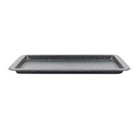 Salter BW07033EU7 Megastone Palladium Collection Bandeja para hornear de acero al carbono, revestimiento antiadherente, limpieza fácil, apta para hornos, sin PFOA, 37 cm, negra