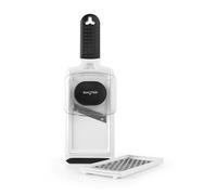 Salter BW12925EU7 - Mandolina 2 en 1 - Picadora de verduras multifuncional, cuchillas intercambiables de acero inoxidable, cortador de alimentos con protector de dedos, funciones de rejilla y