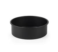 Salter Juego de moldes para hornear - 3 moldes redondos antiadherentes, resistentes al horno hasta 220 °C, con gran profundidad y bordes rectos, 12/16/21 cm, negro, repostería
