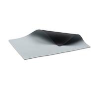 Salvamanteles 46 x 33 cm, doble cara, juego de 4 piezas, negro / claro azul, PVC, Bitz