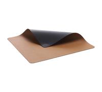Salvamanteles 46 x 33 cm, doble cara, juego de 4 piezas, negro / marrón, PVC, Bitz