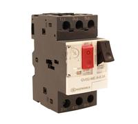 Salvamotor térmico 3P tripolar para protección del motor, ajustable 4-6,3 A 2,2 kW, interruptor térmico motor 2,5 módulos DIN, 690 V CA para monofásico y trifásico