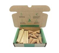 SALVIA | Kit Limpieza Completa | Palo Santo + Conos Naturales | Incienso Sagrado para Purificación, Meditación y Bienestar