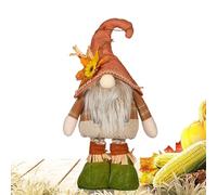 Salyeeluly Gnomo de otoño de pie, decoración del hogar de gnomos de otoño | Decoraciones de gnomos de otoño Felices - Gnomo retráctil de Patas de Primavera, Decoraciones de gnomo de otoño,