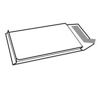 SAM Bolsas de Papel Kraft con Fuelle de 3 Lados 250x353x30mm, Caja de 250 unidades