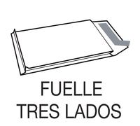 Sam Caja 250 Bolsas Din B4 Folio Fuelle 3 Lados Kraft 120 Grs