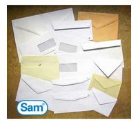 Sam Sobres DIN C5 Crema Verjurado 162x229 con Tira de Silicona