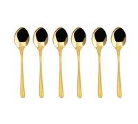 Sambonet Cucharillas de café Taste 52553G37 Oro PVD – Pack de 6
