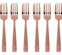 Sambonet Cortina Edelstahl/PVD Kupfer Set 6 Kuchengabeln S0198-S00018-S1578 52722CA5