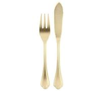 Sambonet Filet Toiras Diamond Edelst./PVD Weißgold Fischbesteck 24tlg. S0187-S00597-S0149 52956P88