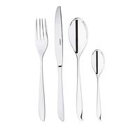 Sambonet Juego de Cubiertos de 24 pcs, Servicio para 6 Personas en Acero Inoxidable 18/10, Incluye 6 Tenedores, 6 Cuchillos, 6 Cucharas y 6 Cucharillas