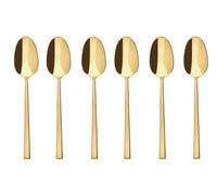 Sambonet Rock Edelstahl/PVD Gold Set 6 Mokkalöffel S0183-S00017-S0013 52762GA7