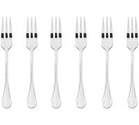 Sambonet Tenedores de postre Royal 52563A55– 6 piezas, acero inoxidable 18/10, aptos para lavavajillas