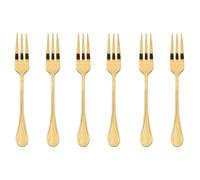 Sambonet Royal Edelstahl/PVD Gold Set 6 Kuchengabeln S0199-S00017-S1578 52763GA5