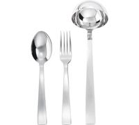 Sambonet S0448, juego de cubiertos para servir diseñado por Gio Ponti, de 3 piezas, fabricado en acero inoxidable 18/10