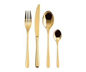 Sambonet - Servicio De Mesa 24 Piezas Cubiertos Taste PVD Oro Sambonet 52553G81