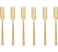 SAMBONET Set mit 6 Kuchengabeln Rock Edelstahl PVD Gold 1 Stck. 11428
