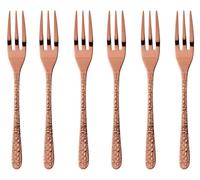 Sambonet Venezia Edelstahl/PVD Kupfer Set 6 Kuchengabeln S0200-S00018-S1578 52765CA5