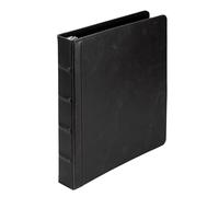 Samsill Organizador profesional vintage de 3 anillos de 1 pulgada, capacidad para hojas y protectores de hojas de 8.5 x 11 pulgadas, carpeta de planificador, carpeta de libros, aspecto y tacto de