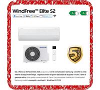 SAMSUNG WINDFREE ELITE S2 ACONDICIONADOR 9000BTU WIFI 21MIL MICROORIFICIOS