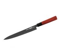 SAMURA OKINAWA, cuchillo Yanagiba de lavado a la piedra, 240 mm, cuchillo japonés premium para sushi