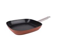 San Ignacio Sartén Asador Cuadrada 24x4cm Aluminio Forjado Ind Agros